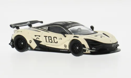 Mini GT McLaren 720S LB Works, beige/schwarz, 2024, The Boring Concept, 1:64,