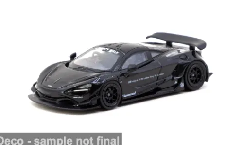Tarmac Works McLaren 720S LB-Works, schwarz, 1:64, Hot