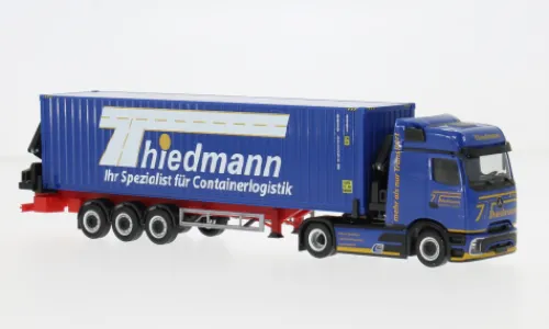 Herpa Mercedes Actros L, blau, Thiedmann, 1:87, Sale