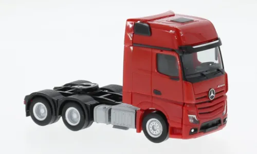 Herpa Mercedes Actros L Gigaspace 6x4, rot, 1:87, Hot