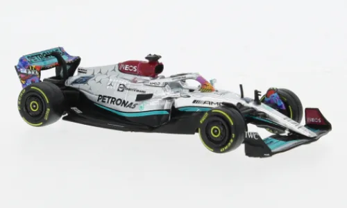 Tarmac Works Mercedes AMG F1 W13 E, Formel 1, GP Miami, 2022, Mercedes AMG Petronas F1 Team, #63, G.Russell, 1:64,
