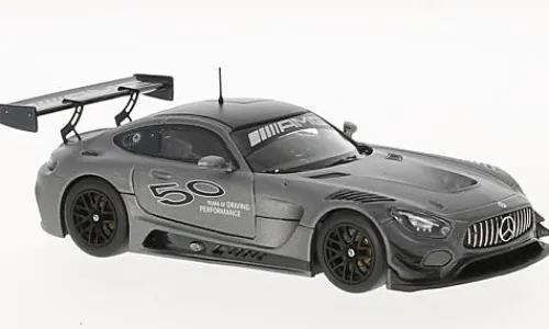 I-Minichamps Mercedes AMG GT3 (C190), dunkelgrau/Dekor, 2017, 1:43, Outlet