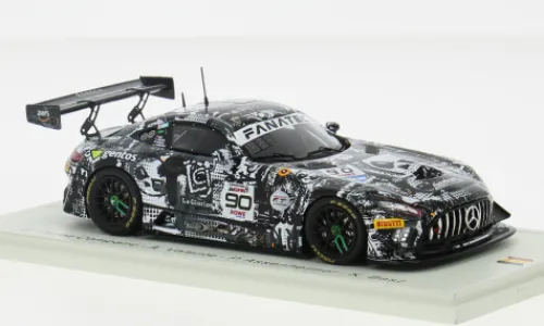 Spark Mercedes AMG GT3 EVO, 24h Spa, 2024, Madpanda Motorsport, #90, E.Perez Companc/A.Valente, 1:43,