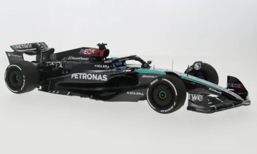 Minichamps Mercedes AMG W15 E Performance, Formel 1, 2024, Mercedes AMG Petronas Formula One Team, Petronas, #63, G.Russell, 1:18, Sale