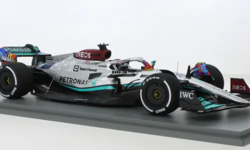 Spark Mercedes AMG W13 E Performance, Formel 1, GP Miami, 2022, Mercedes AMG Petronas Formula One Team, Petronas, #63, G.Russell, 1:18, Clearance