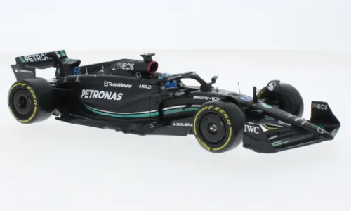 Bburago Mercedes AMG W14 E Performance, Formel 1, 2023, Mercedes AMG Petronas Formula One Team, Petronas, #63, G.Russell, 1:24, Clearance