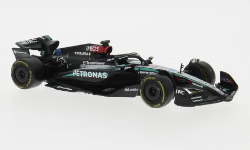 Bburago Mercedes AMG W15 E Performance, Formel 1, 2024, Mercedes AMG Petronas Formula One Team, Petronas, #63, G.Russell, 1:43, New