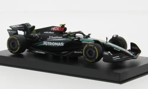 Bburago Mercedes AMG W15 E Performance, Formel 1, 2024, Mercedes AMG Petronas Formula One Team, Petronas, #44, L.Hamilton, 1:43,