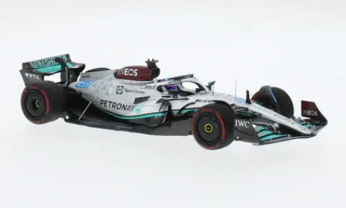 Minichamps Mercedes AMG W13 E Performance, Formel 1, GP Ungarn, 2022, Mercedes AMG Petronas Formula One Team, Petronas, #63, G.Russell, 1:43, Sale