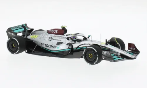 Minichamps Mercedes AMG W13 E Performance, Formel 1, GP Frankreich, 2022, Mercedes AMG Petronas Formula One Team, Petronas, #44, L.Hamilton, 1:43,