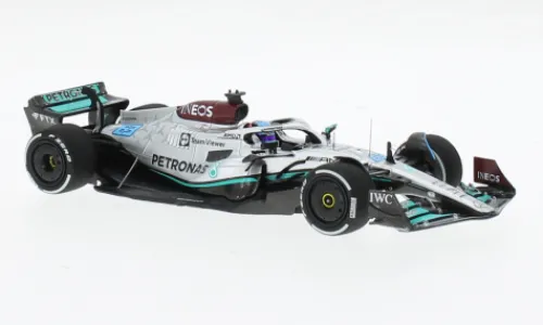 Minichamps Mercedes AMG W13 E Performance, Formel 1, GP Frankreich, 2022, Mercedes AMG Petronas Formula One Team, Petronas, #63, G.Russell, 1:43, Clearance
