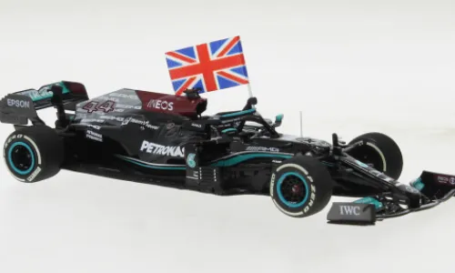 Minichamps Mercedes AMG W12 E Performance, Formel 1, GP Großbritannien, 2021, Mercedes AMG Petronas Formula One Team, Petronas, #44, L.Hamilton, 1:43, Discount