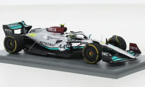 Spark Mercedes AMG W13 E Performance, Formel 1, GP Belgien, 2022, Mercedes AMG Petronas Formula One Team, Petronas, #44, L.Hamilton, 1:43, Outlet