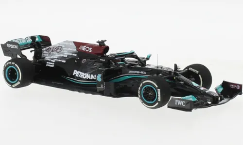 Minichamps Mercedes AMG W12 E Performance, Formel 1, GP Bahrain, 2021, Mercedes AMG Petronas Formula One Team, Petronas, #44, L.Hamilton, 1:43, Best