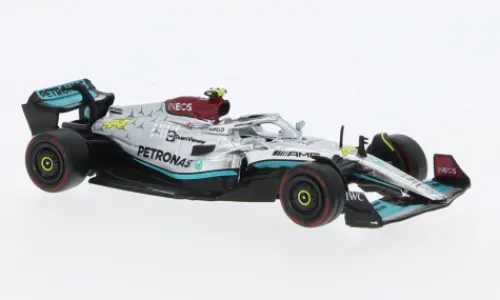 Tarmac Works Mercedes AMG W13 E Performance, Formel 1, GP Brasilien, 2022, Mercedes AMG Petronas Formula One Team, Petronas, #44, L.Hamilton, 1:64, Sale