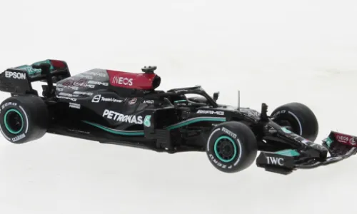 Tarmac Works Mercedes AMG W12 E Performance, Formel 1, GP Großbritannien, 2021, Mercedes AMG Petronas Formula One Team, Petronas, #44, L.Hamilton, 1:64, Clearance