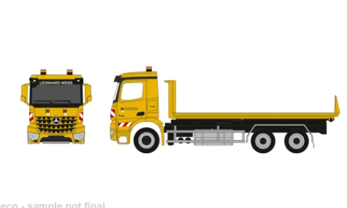 Herpa Mercedes Arocs M Wechsellader, Leonhard Weiss, 1:87, Clearance