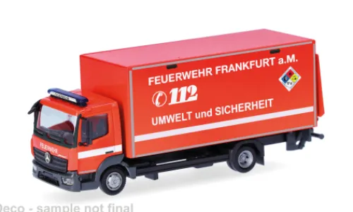 Herpa Mercedes Atego 13, Feuerwehr Frankfurt/GW-Öl, 1:87, Discount