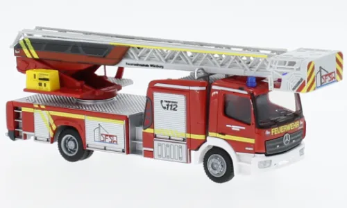 Rietze Mercedes Atego Magirus DLK 32, 2019, Staatliche Feuerwehrschule Würzburg, 1:87, New
