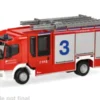 Herpa Mercedes Atego 13 Z-Cab, Flughafen-Feuerwehr Friedrichshafen, 1:87, Clearance
