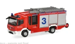 Herpa Mercedes Atego 13 Z-Cab, Flughafen-Feuerwehr Friedrichshafen, 1:87, Clearance