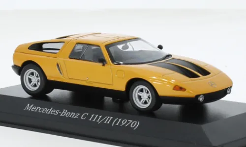 I-Minichamps Mercedes C111 / II, orange, 1969, 1:43,