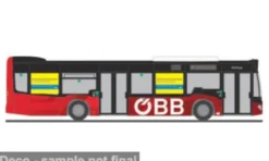 Rietze Mercedes Citaro, 2015, ÖBB Postbus - SEV (AT), 1:87, New
