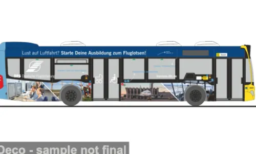 Rietze Mercedes Citaro, 2015, Hartmann Berlin - Deutsche Flugsicherung, 1:87, Hot