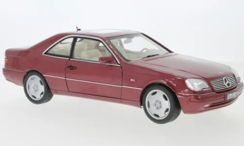 I-Norev Mercedes CL 600 (C140), rot, 1996, 1:18, Best