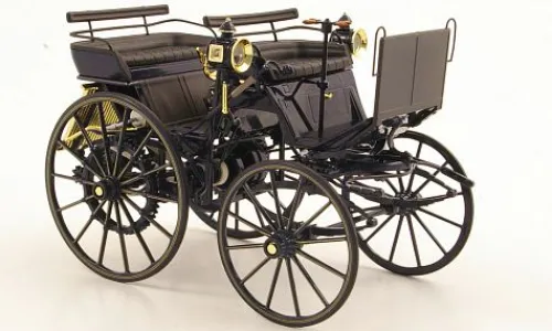 I-Norev Mercedes Daimler Motorkutsche, dunkelblau, 1:18, Sale