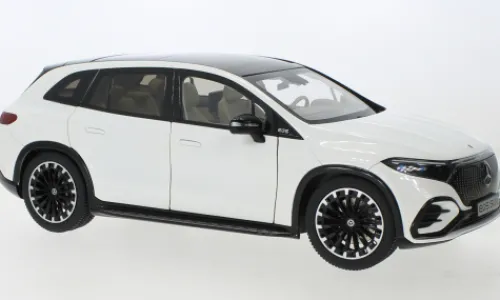 I-NZG Mercedes EQS SUV (X296) AMG Line, weiss, 2022, 1:18, Hot