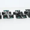 Bburago Mercedes 4er Set: Mercedes AMG Formula 1, Formel 1, Mercedes AMG Petronas Formula One Team, Petronas, 1:43, Best