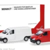 Herpa MiniKit Mercedes 2er Set: Vito Kasten (W639), weiss/rot, 2010, 1:87, Best
