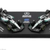 Bburago Mercedes 2er Set: W16, Formel 1, 2025, Mercedes AMG Petronas F1 Team, #63, G.Russell, 1:64, Online