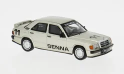 Mini GT Mercedes 190 E 2.3-16 (W201), Race of Champions, 1984, #11, A.Senna, 1:64, Hot