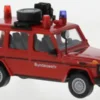 Busch Mercedes G-Klasse (W463), 1990, Feuerwehr Bundeswehr, 1:87, Best