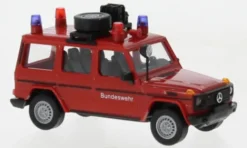 Busch Mercedes G-Klasse (W463), 1990, Feuerwehr Bundeswehr, 1:87, Best