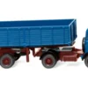 Wiking Mercedes Hinterkippersattelzug, blau, 1968, 1:87, Best