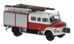 Brekina Mercedes LAF 1113 LF 16, rot/weiss, 1972, Feuerwehr Hessen, 1:87, Discount