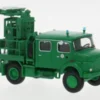 Brekina Mercedes LA 911 Lichtmastwagen, 1966, Polizei München, 1:87, Best