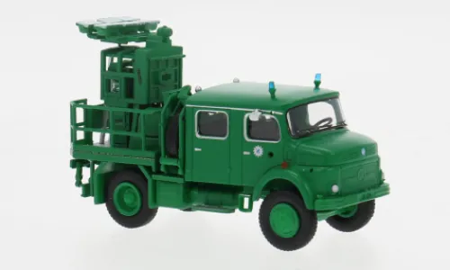 Brekina Mercedes LA 911 Lichtmastwagen, 1966, Polizei München, 1:87, Best