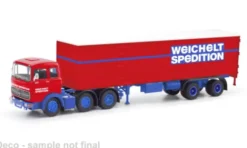 Herpa / Modellbau Schwarz Mercedes LPS 2032, Spedition Weichelt, 1:87, Discount