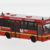 Brekina Mercedes O 402, 1985, Feuerwehr Flughafen München, 1:87, Clearance