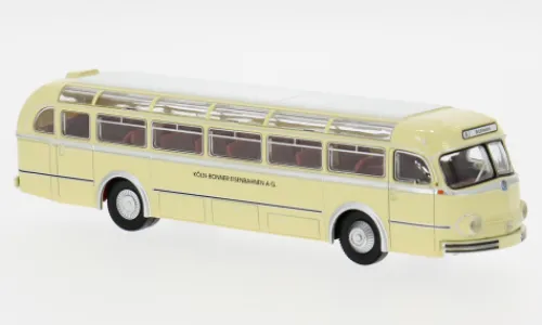 Brekina Mercedes O 6600 H Reisebus, 1951, Köln Bonner Eisenbahnen AG, 1:87, Hot