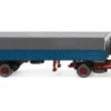 Wiking Mercedes Pritschensattelzug, blau/grau, 1968, 1:87, Clearance