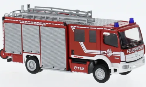 Rietze Mercedes Schlingmann Varus HLF, Feuerwehr Dingolfing, 1:87, Clearance