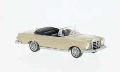 Wiking Mercedes 280 SE Cabriolet, beige/schwarz, 1967, 1:87, Discount