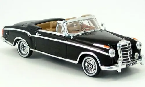 Vitesse Mercedes 220 SE Cabriolet, schwarz, 1958, 1:43, Best