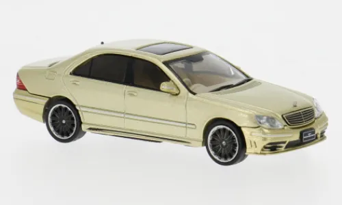 Tarmac Works Mercedes S-Klasse (W220) Wald, gold, 1:64, Best