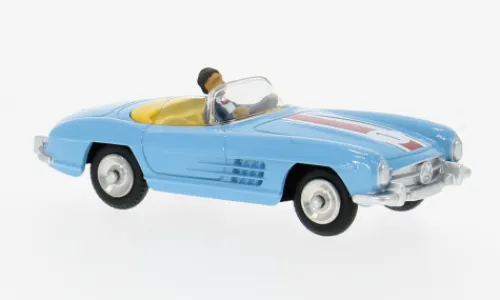 Corgi Mercedes 300SL, blau/gelb, 1958, 1:43, Clearance
